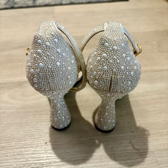 Blue by Betsy Johnson Women’s 8 Mari Heeled Champagne - Picture 7 of 7